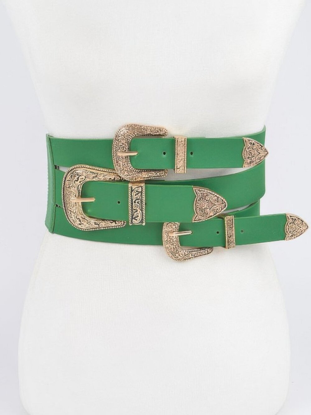 Multi Buckles Elastic Belt